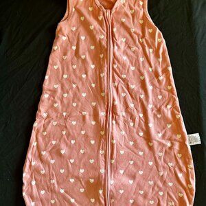 Yoofoss Baby Sleep Sack 6-12M Wearable Blanket Pink Cotton Zip Swaddle-KC111